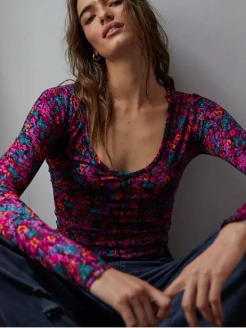 Free People Coffee Club Long-Sleeve